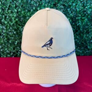 Poncho Outdoors Quail Hat Yellow Snapback One Size OSFA